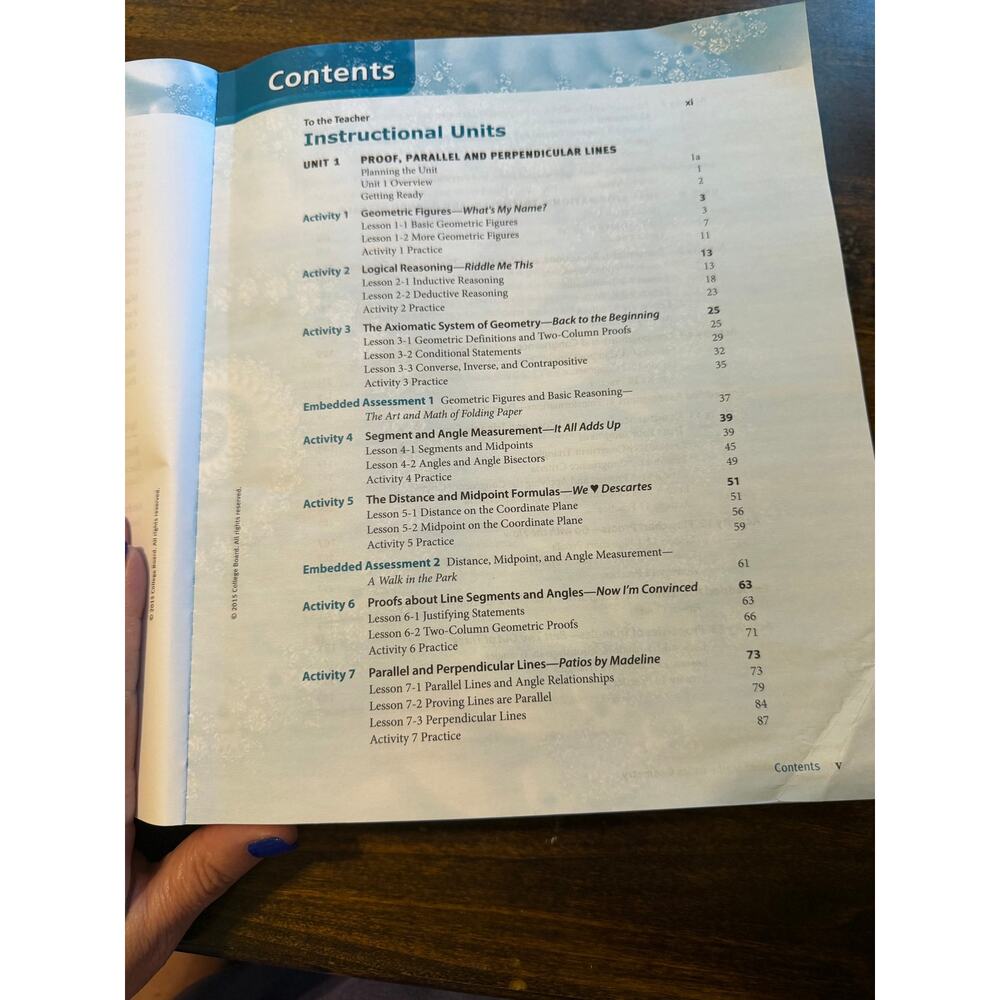 Springboard Geometry Teacher Edition Math Book - Picture 5 of 13